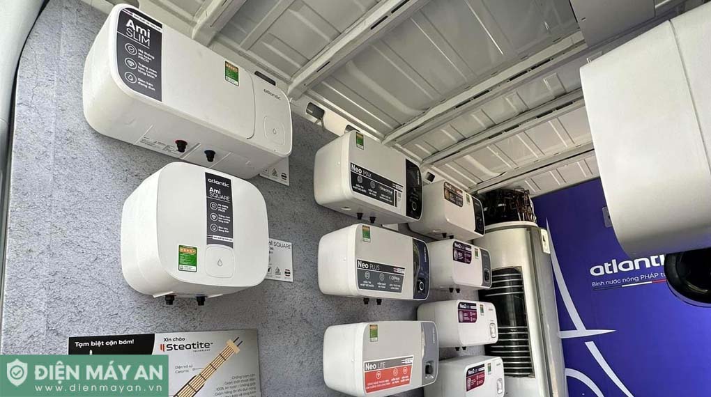 Bình nóng lạnh Atlantic 15 lít SWH 15A M-N0 AMI SQUARE 821555